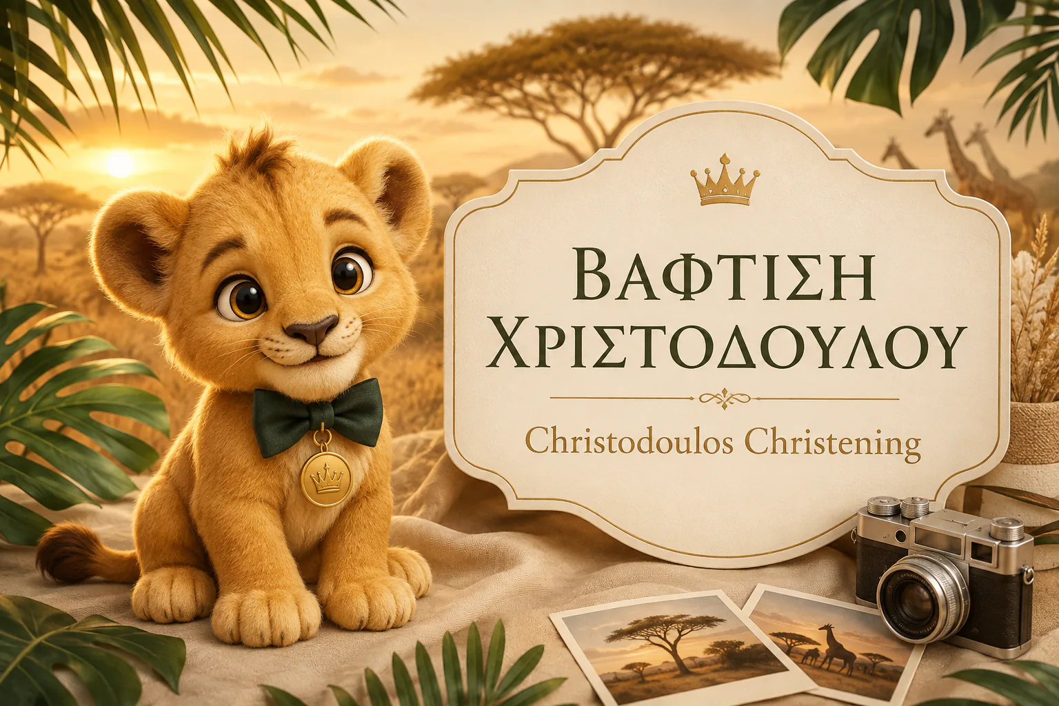 Christodoulos Christening